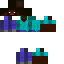 Minecraft skin texture, 64x64 pixels