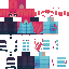 Minecraft skin texture, 64x64 pixels