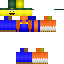 Minecraft skin texture, 64x64 pixels