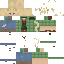 Minecraft skin texture, 64x64 pixels