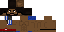 Minecraft skin texture, 64x32 legacy pixels