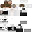 Minecraft skin texture, 64x64 pixels