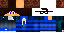 Minecraft skin texture, 64x32 legacy pixels