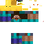 Minecraft skin texture, 64x64 pixels