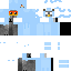 Minecraft skin texture, 64x64 pixels