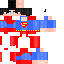 Minecraft skin texture, 64x64 pixels