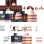 Minecraft skin texture, 64x64 pixels