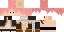 Minecraft skin texture, 64x32 legacy pixels