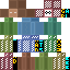 Minecraft skin texture, 64x64 pixels