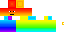 Minecraft skin texture, 64x32 legacy pixels