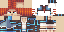 Minecraft skin texture, 64x32 legacy pixels