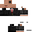 Minecraft skin texture, 64x64 pixels