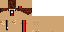 Minecraft skin texture, 64x32 legacy pixels