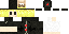 Minecraft skin texture, 64x32 legacy pixels