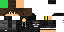Minecraft skin texture, 64x32 legacy pixels