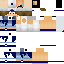 Minecraft skin texture, 64x64 pixels