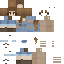 Minecraft skin texture, 64x64 pixels