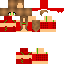 Minecraft skin texture, 64x64 pixels