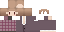 Minecraft skin texture, 64x32 legacy pixels