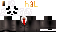Minecraft skin texture, 64x32 legacy pixels