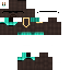 Minecraft skin texture, 64x64 pixels