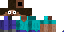 Minecraft skin texture, 64x32 legacy pixels