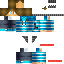 Minecraft skin texture, 64x64 pixels