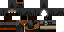 Minecraft skin texture, 64x32 legacy pixels
