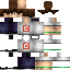 Minecraft skin texture, 64x64 pixels
