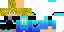 Minecraft skin texture, 64x32 legacy pixels