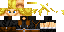 Minecraft skin texture, 64x32 legacy pixels