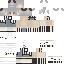 Minecraft skin texture, 64x64 pixels