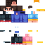 Minecraft skin texture, 64x64 pixels