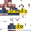 Minecraft skin texture, 64x64 pixels