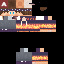 Minecraft skin texture, 64x64 pixels