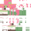 Minecraft skin texture, 64x64 pixels