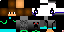 Minecraft skin texture, 64x32 legacy pixels