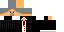 Minecraft skin texture, 64x32 legacy pixels