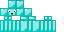 Minecraft skin texture, 64x32 legacy pixels