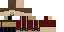 Minecraft skin texture, 64x32 legacy pixels