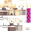 Minecraft skin texture, 64x64 pixels