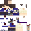 Minecraft skin texture, 64x64 pixels