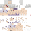 Minecraft skin texture, 64x64 pixels