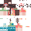 Minecraft skin texture, 64x64 pixels