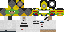 Minecraft skin texture, 64x32 legacy pixels