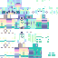 Minecraft skin texture, 64x64 pixels