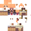 Minecraft skin texture, 64x64 pixels