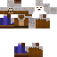 Minecraft skin texture, 64x64 pixels