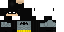 Minecraft skin texture, 64x32 legacy pixels