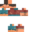 Minecraft skin texture, 64x64 pixels